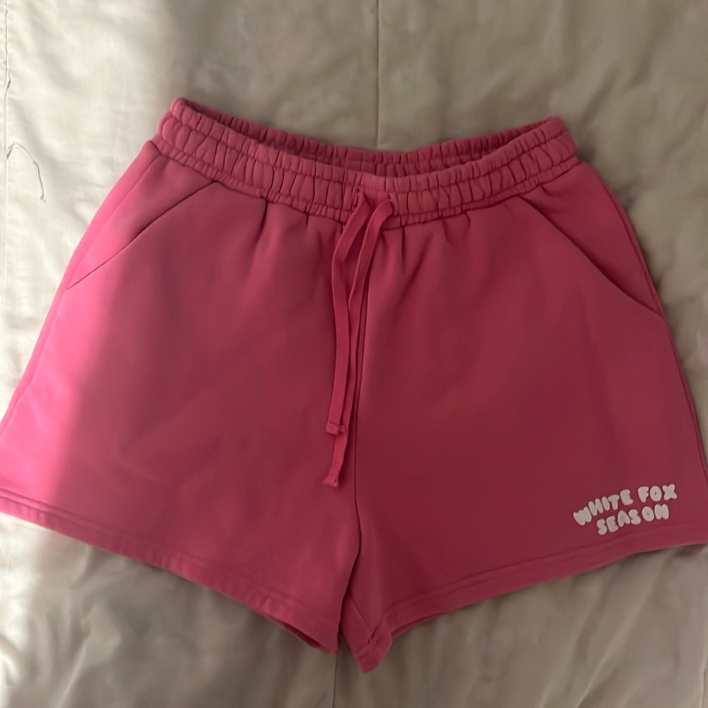 never worn. WHITE FOX SHORTS